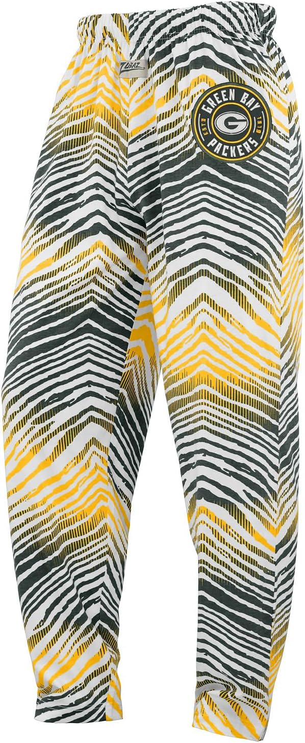 Zubaz NFL Z88 Team Logo Pants for Game Day and Lounge Wear
