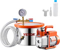 1.5 Gallon Vacuum Chamber and 3.5 CFM Pump Kit - Degassing for Resin