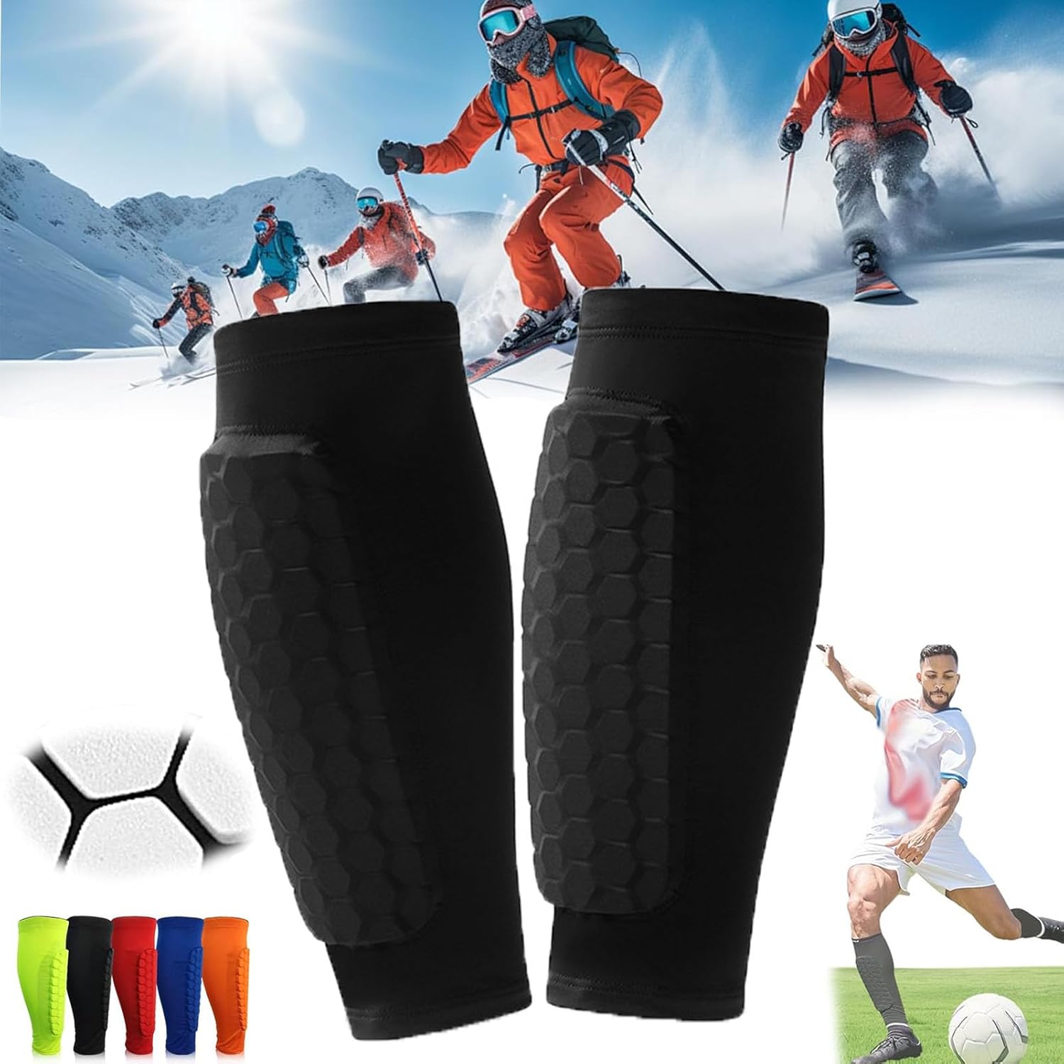Protective Ski Shin Pads for Ultimate Safety