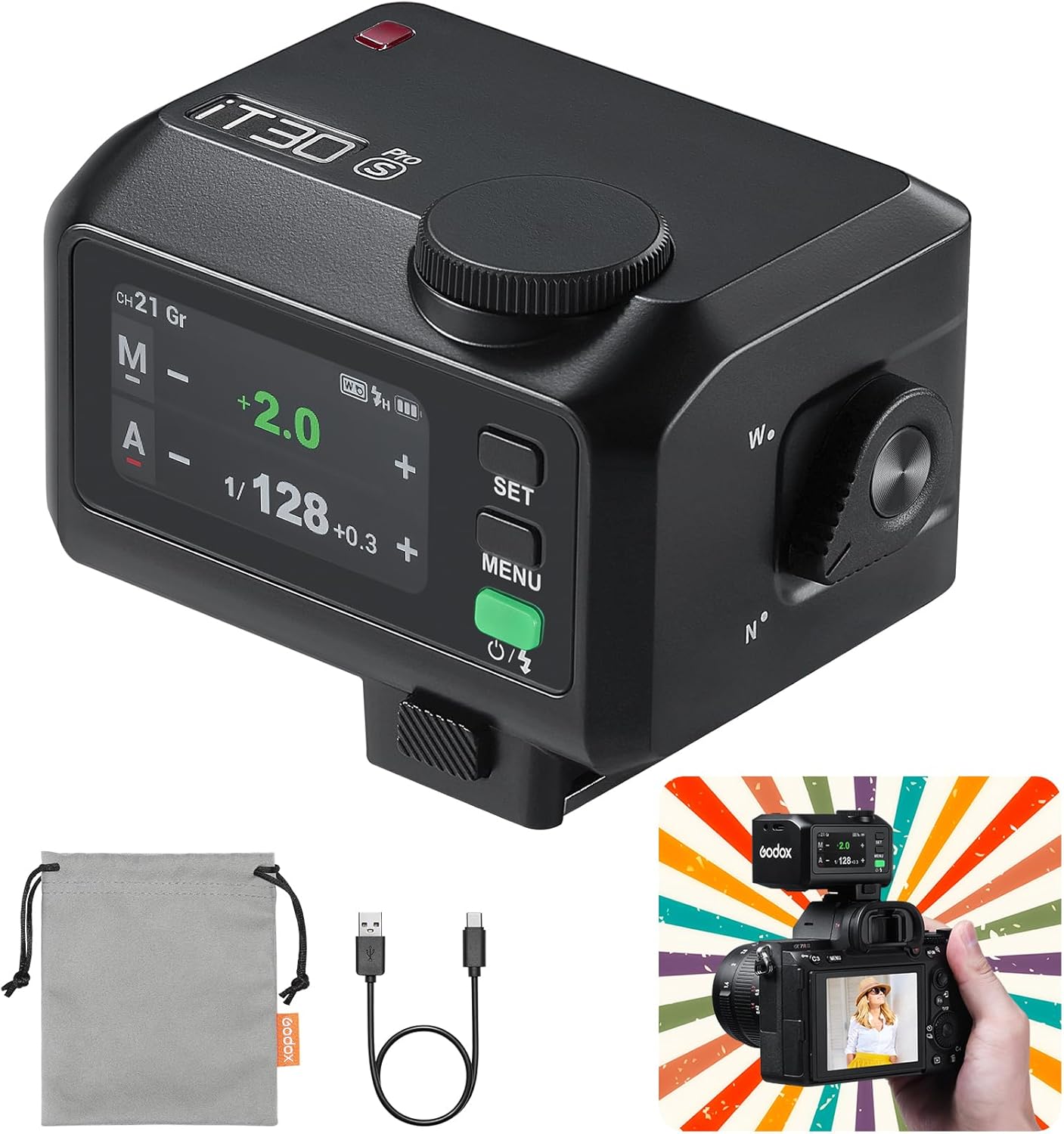 Godox iT30Pro-S Pocket TTL Flash for Sony: Compact Powerhouse