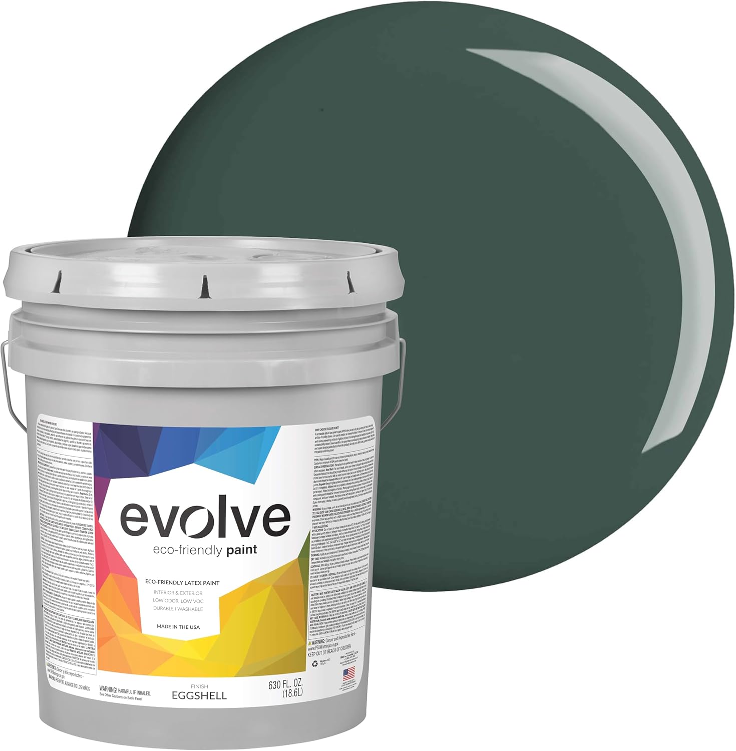 EVOLVE Paint & Primer: Eco-Friendly Low Sheen for Interiors