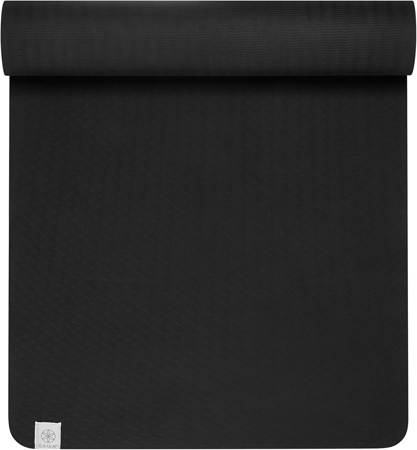 Gaiam Yoga Mat Performance TPE for All Types of Yoga & Pilates