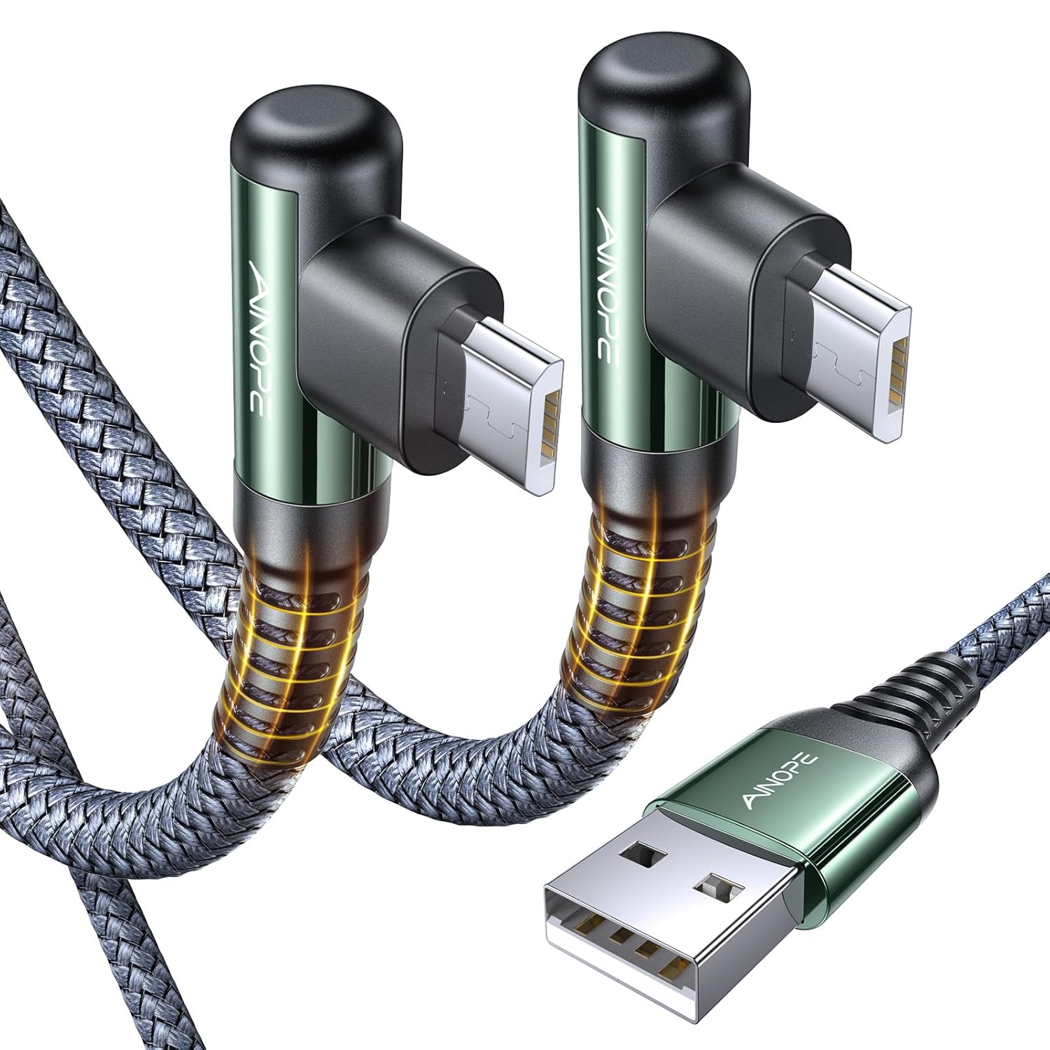 AINOPE Unbreakable 6.6ft Micro USB Charger