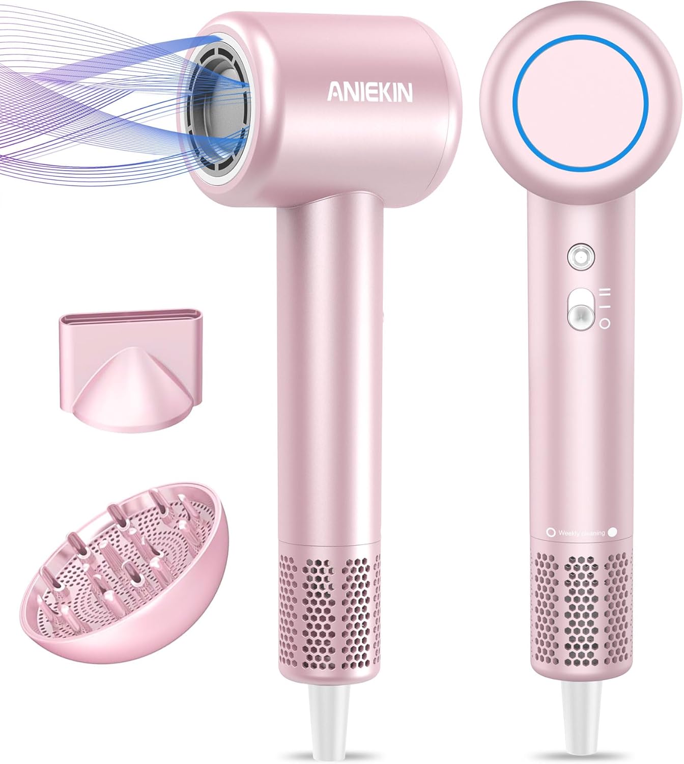 High-Speed Ionic Hair Dryer for Fast Drying and Travel Use