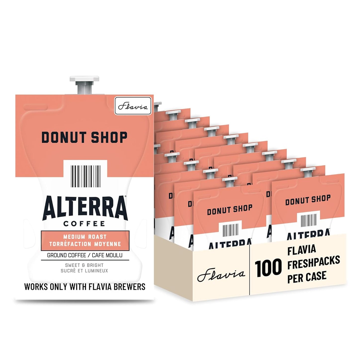 Flavia Alterra Donut Shop Coffee Freshpacks for Perfect Brew
