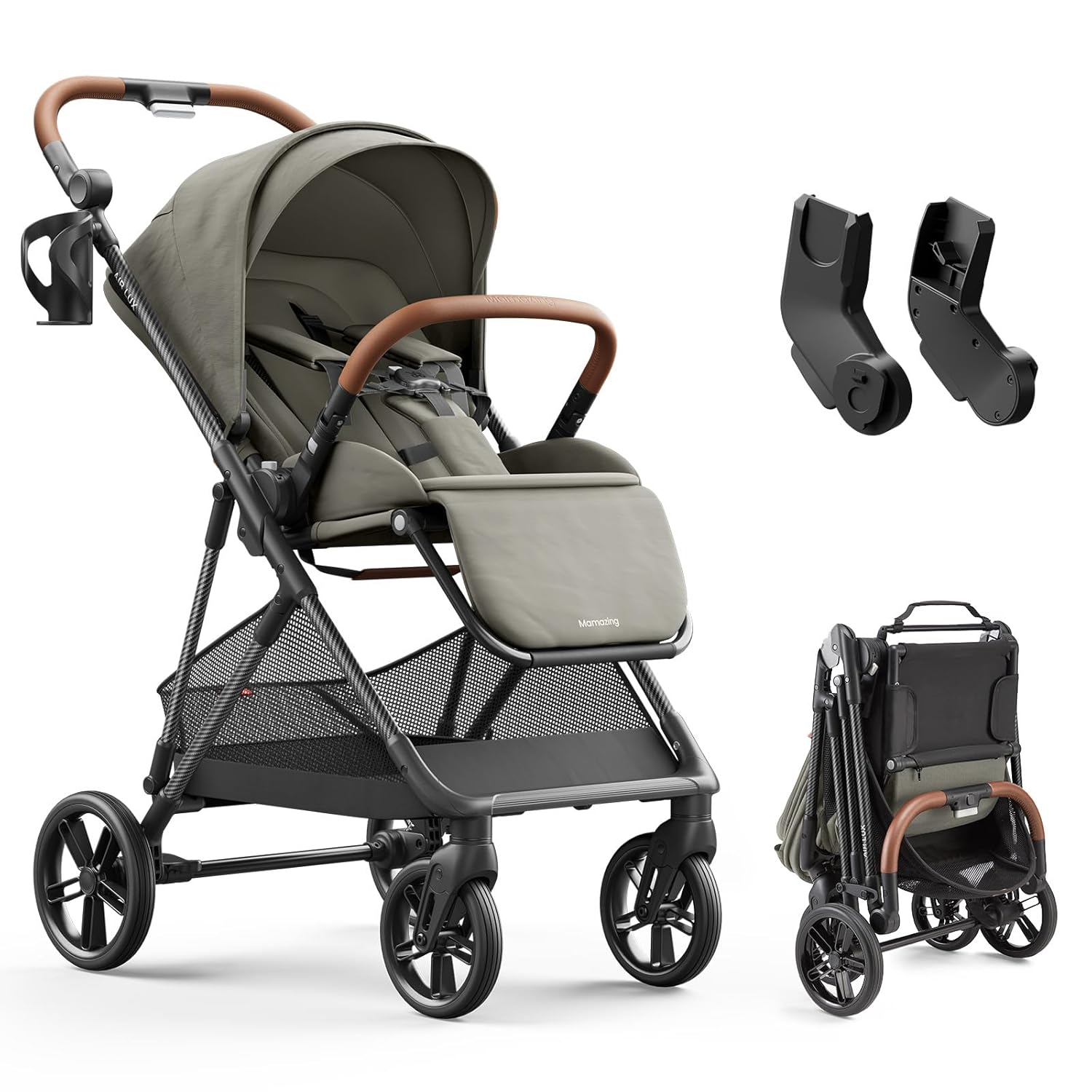 Air Lux Baby Stroller with Carbon Fiber Frame for Easy Travel
