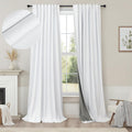 Custom Made Curtains 104 in Wide 108 in Long Blackout Panels - Linen