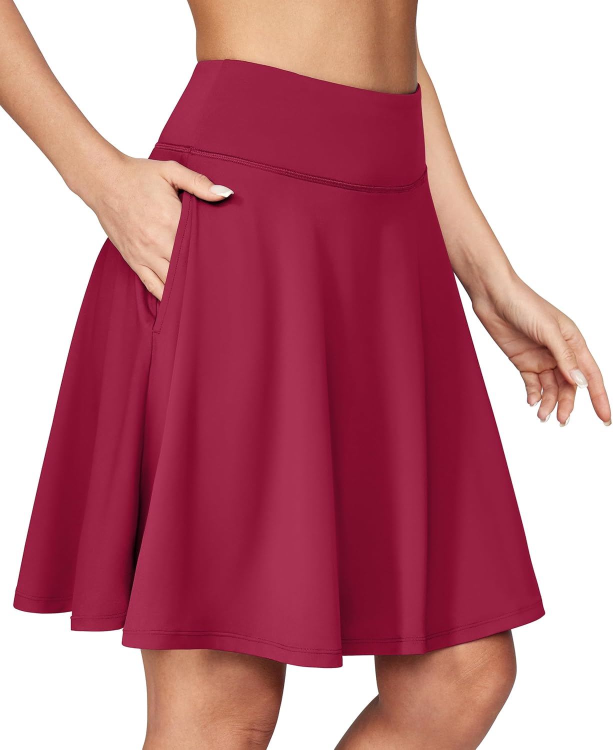IUGA 20in Knee Length Skorts for Women with Pockets