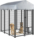 LEMBERI Outdoor Dog Kennel for Large Dogs - Heavy Duty