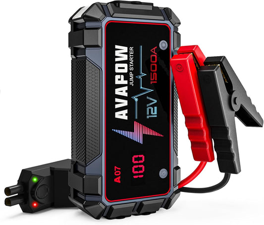AVAPOW 1500A Car Jump Starter: Power Up Any Vehicle Fast