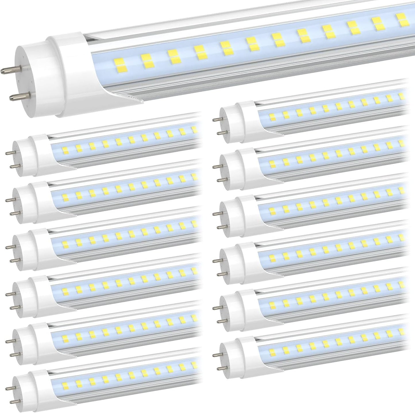 JESLED 4FT LED T8 Type A+B Tube Lights for Bright Spaces