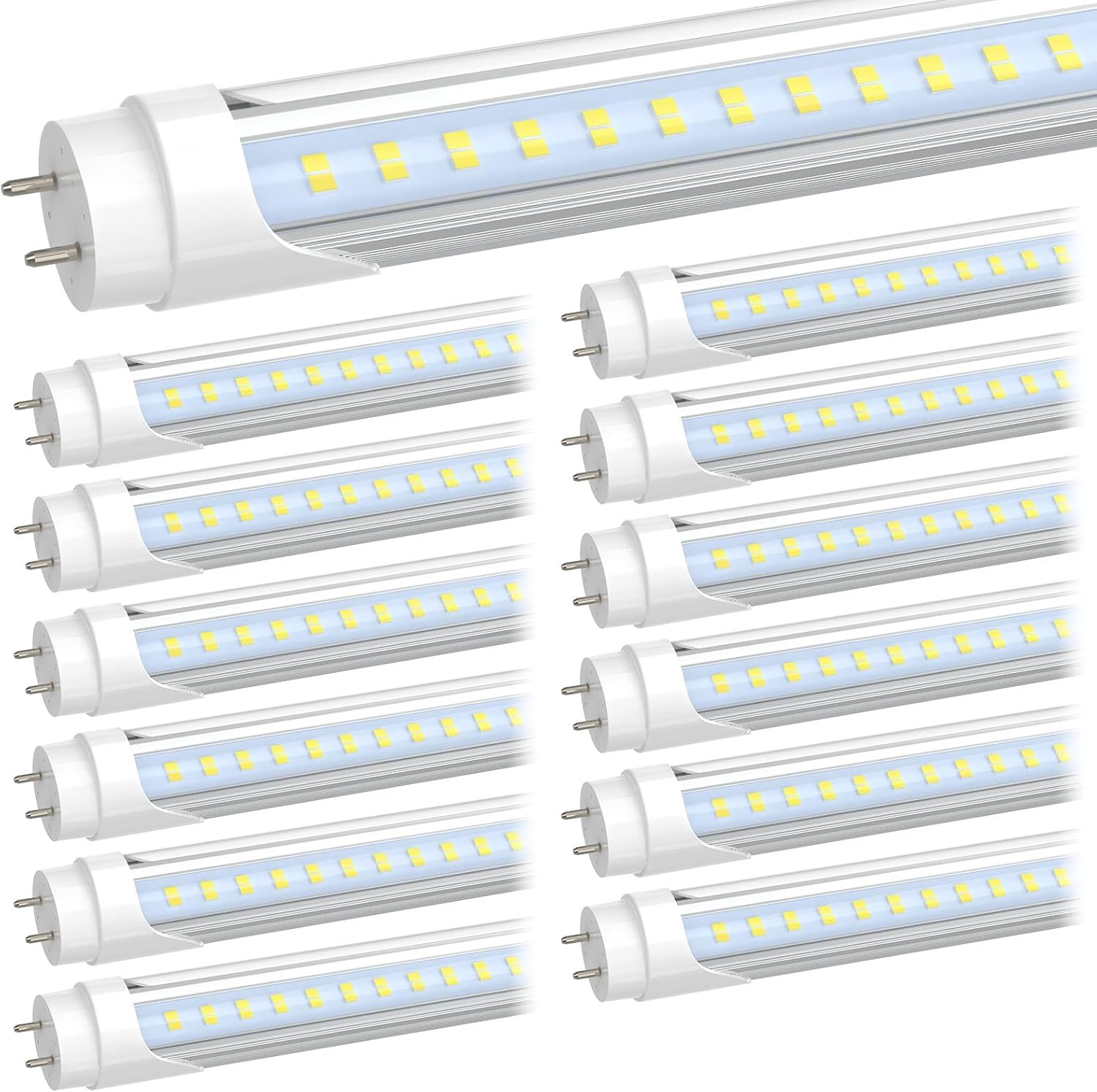 JESLED 4FT LED T8 Type A+B Tube Lights for Bright Spaces