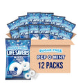 LIFE SAVERS Breath Mints Sugar Free Pep O Mint - Bulk Pack of 12