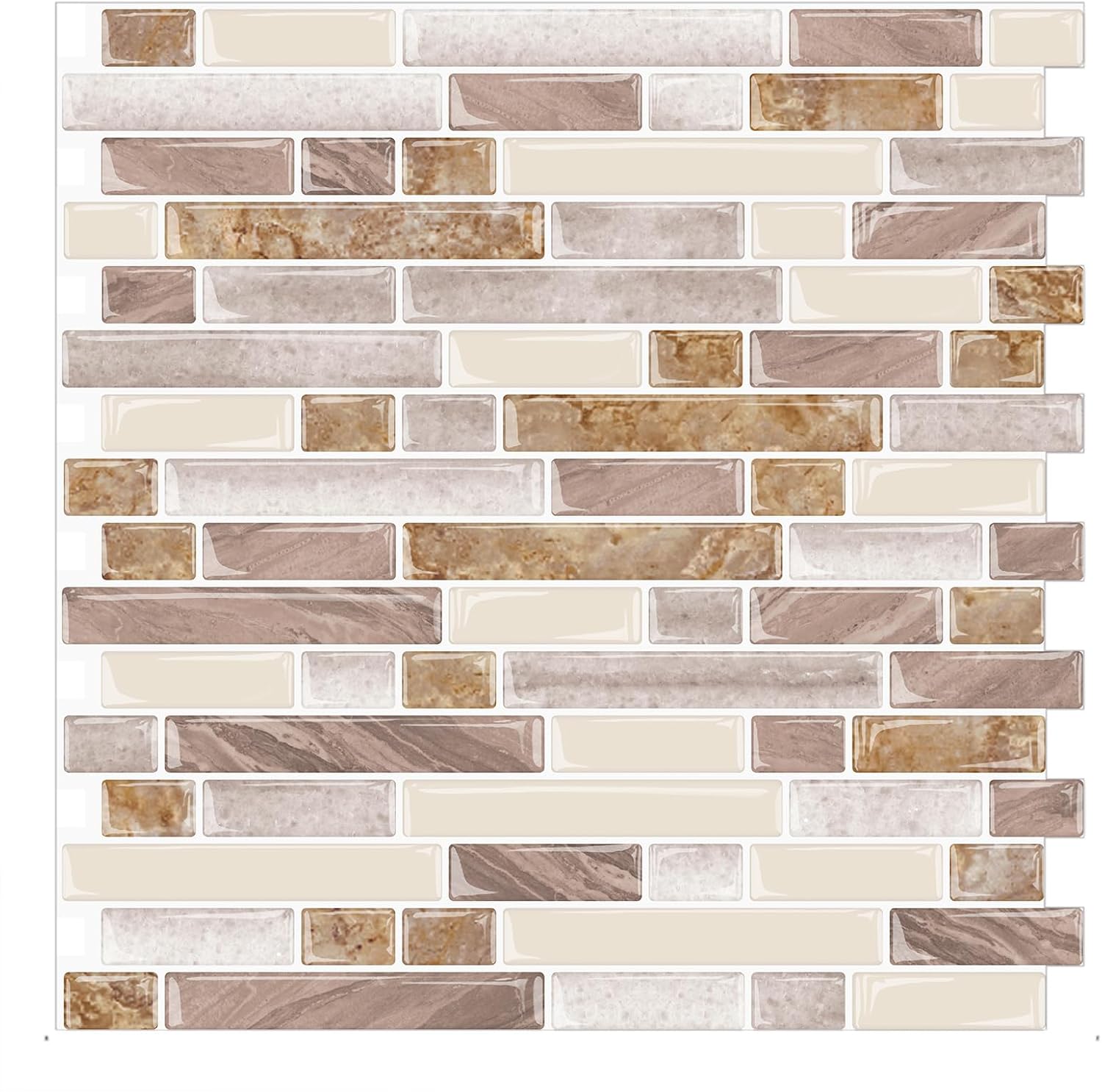 Yipscazo Peel and Stick Backsplash Tile for Kitchen and Bath