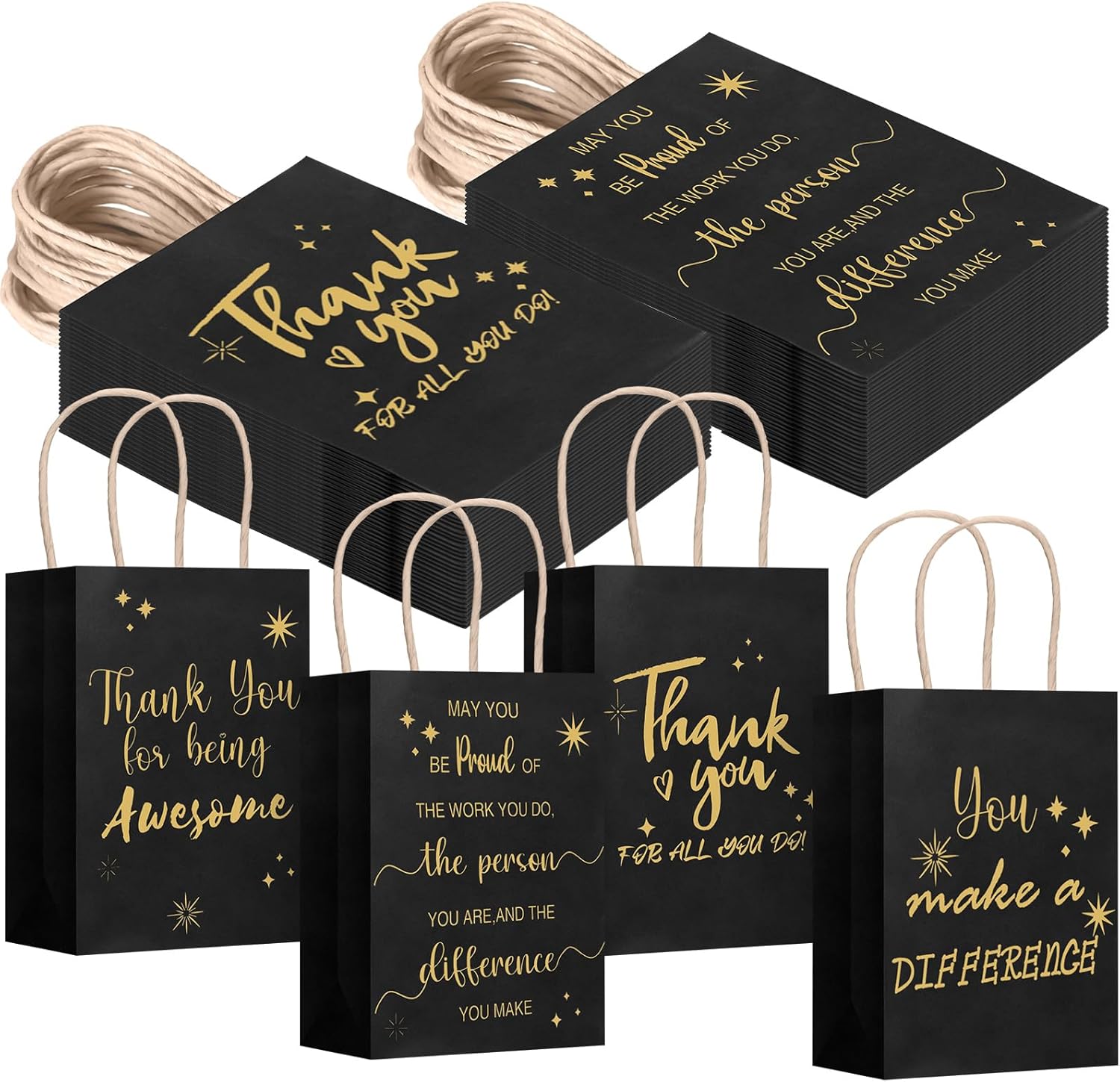 40 Pcs Employee Appreciation Gift Bags for Corporate Events