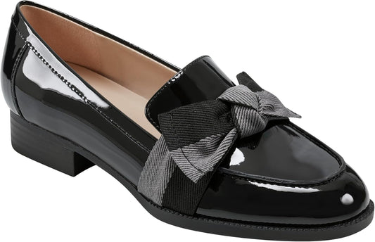 Bandolino Women's Lindio Loafer: Chic Slip-On Style with Bow Accent