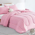 SLEEP ZONE Kids Pink Twin Comforter Set - Super Soft Ballet Pink