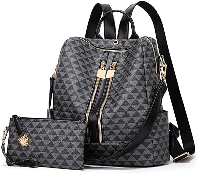 Makes Backpack Purse for Women - Stylish PU Leather Satchel