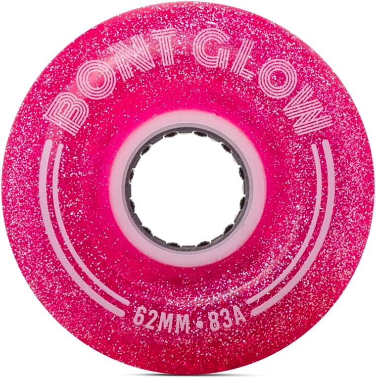 Bont Glow Light Up LED Quad Roller Skate Wheels - 62x35mm
