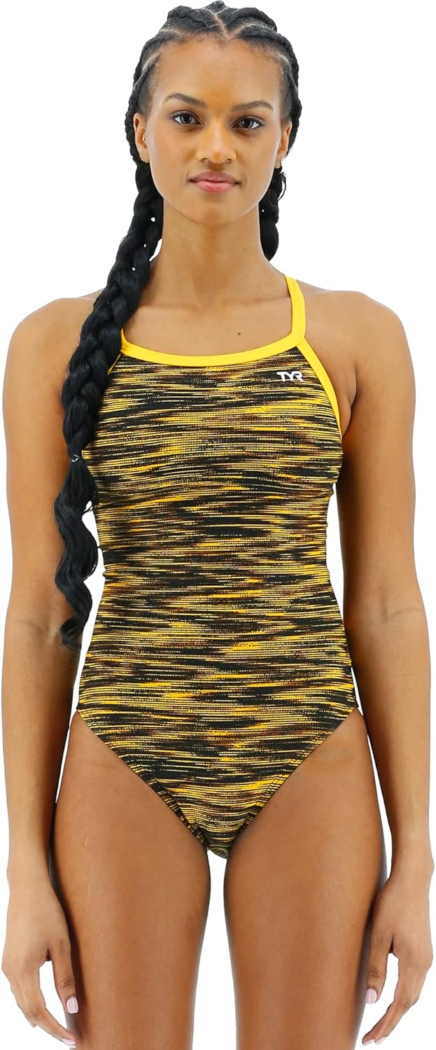 TYR Women's Durafast Elite Diamondfit Swimsuit for Athletes