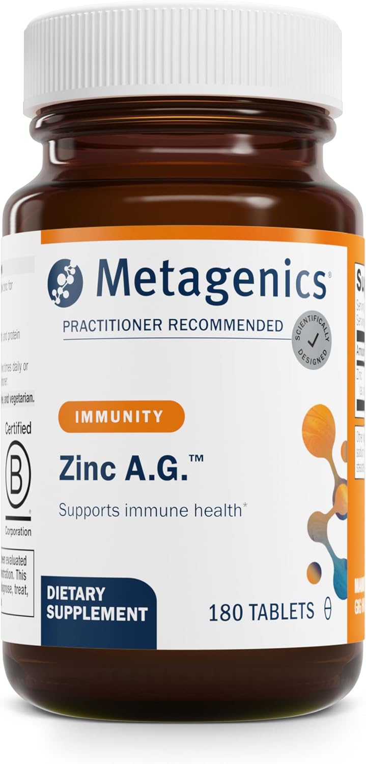 Metagenics Zinc A.G. - Highly Absorbable Zinc for Wellness