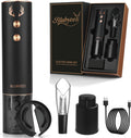 4-in-1 Rechargeable Electric Wine Opener Set - Quiet One-Touch Opener