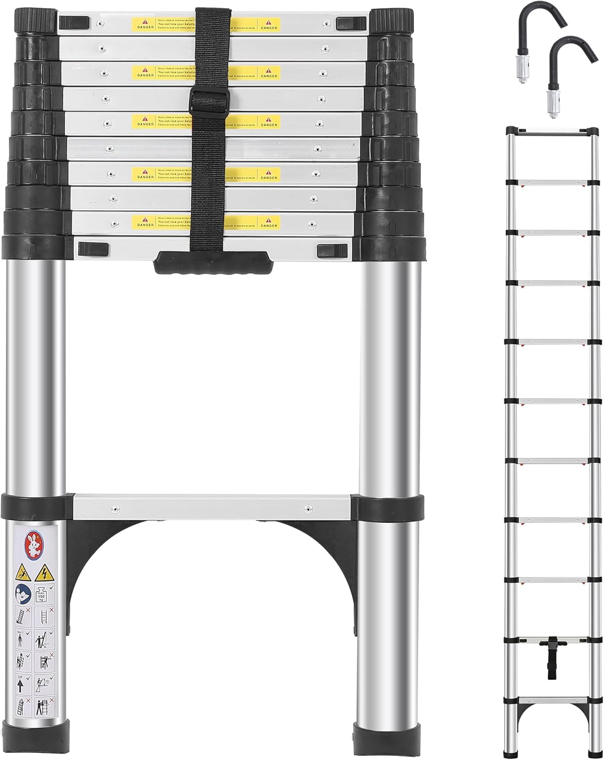 Telescoping Ladders 10.5 FT for Home and Professional Use