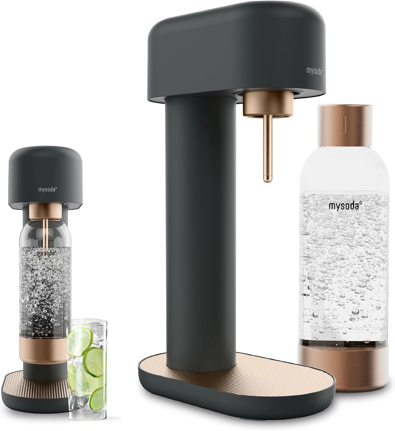 Silent Aluminum Water Maker - Robust & Stylish in Black Copper