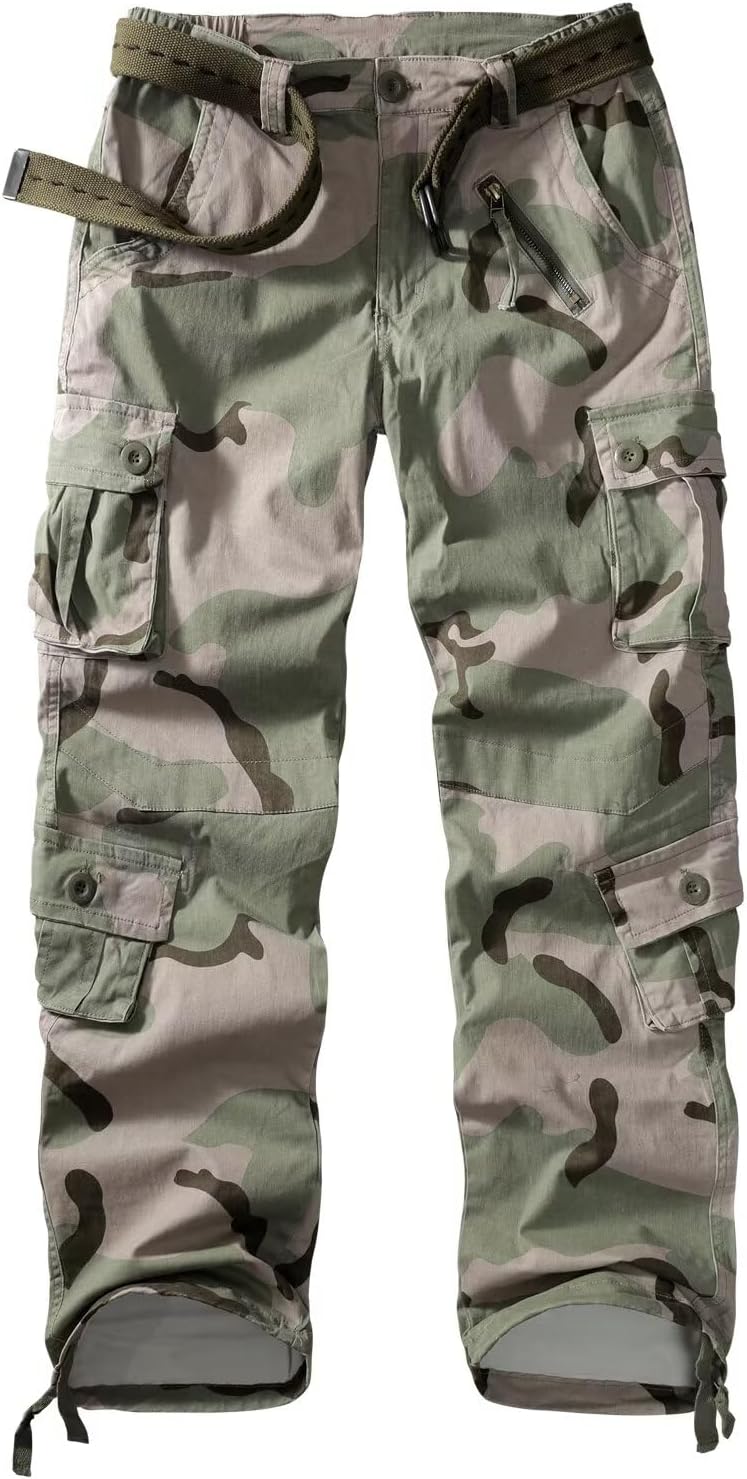 Cargo Pants Women Baggy Camo Tactical Pants for Casual Wear