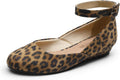 DREAM PAIRS Women's Dress Flats Ballet Low Wedge Ankle Strap Shoes