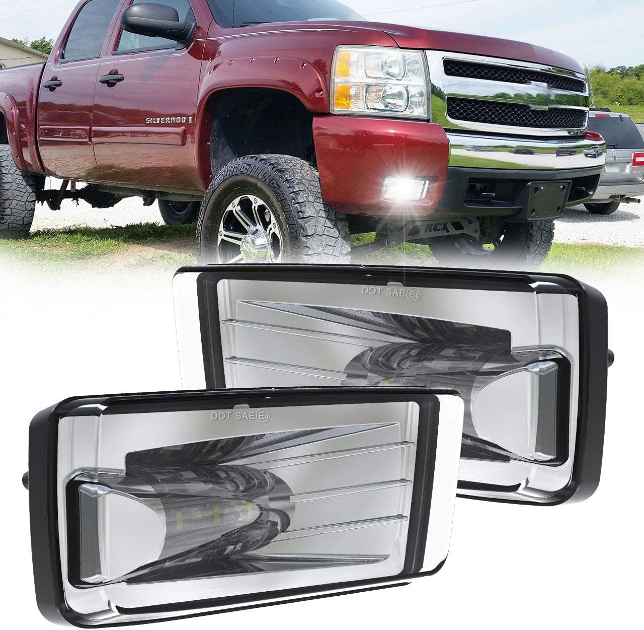 BICYACO Led Fog Lights 5202 for Silverado and GMC Models