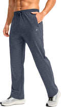 Pudolla Men's Fleece Lined Sweatpants - Warm, Water-Resistant