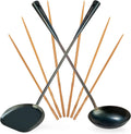 YOSUKATA Pre-Seasoned Wok Utensils Set for Authentic Cooking