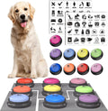 Dog Buttons for Communication 9-Piece Talking Button Set - Train