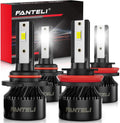 9005 H11 LED Bulbs Combo 600% Brighter 6500K Cool White - Pack of 4