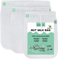 3-Pack Reusable Nut Milk Bags - Strain with Ease!