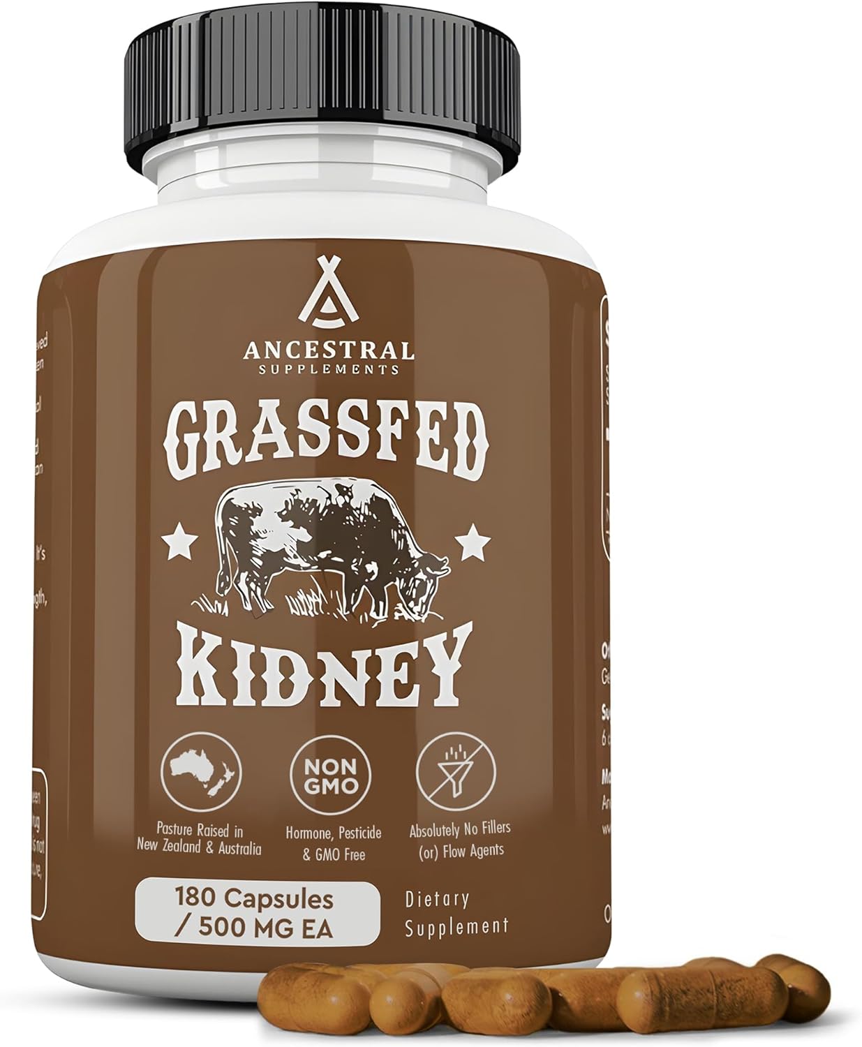 Grass Fed Beef Kidney Supplement for Urinary Health Support