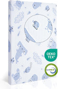 Pack and Play Mattress Pad 38x26 - Dual-Sided Breathable Memory Foam