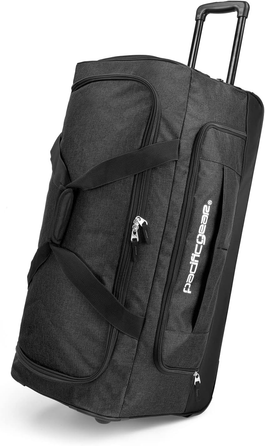Pacific Gear Rolling Duffel Wheels - Heavy Duty 30-inch Luggage