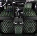 Customized Car Floor Mats for Most Vehicles - Black Green Style