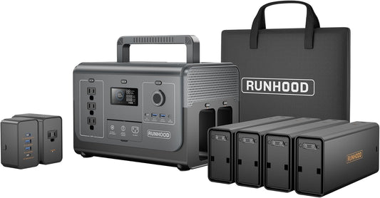 RUNHOOD Solar Generator Rallye 1200 Pro: Quick Restore Power