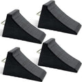 Heavy Duty Rubber Wheel Chocks - Extra Large 4 Pack for RVs
