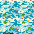 100% Combed Cotton Printed Fabric by the Yard - Soft, Quilting Weight