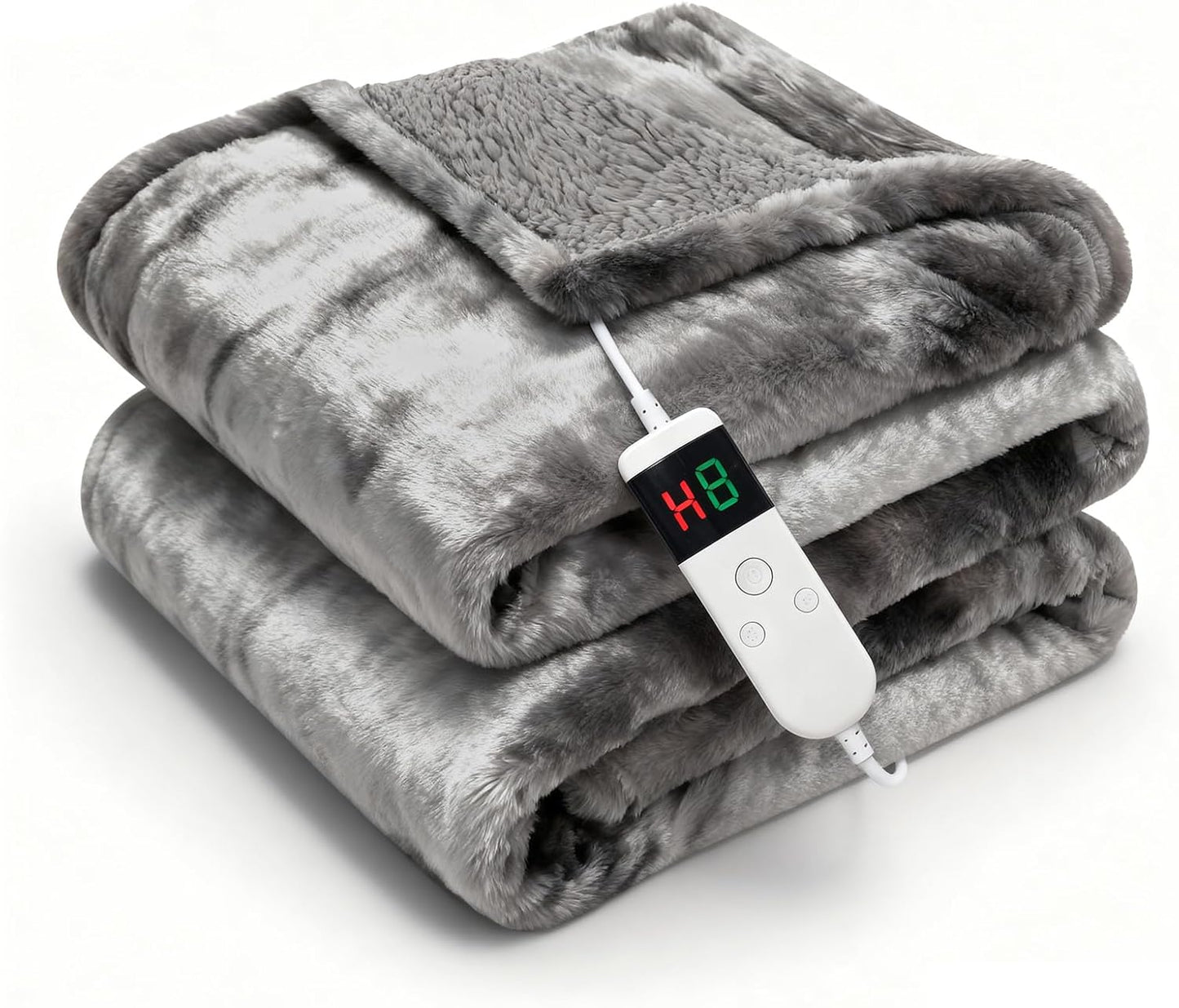Electric Heated Blanket Throw for Full Body Warmth and Comfort