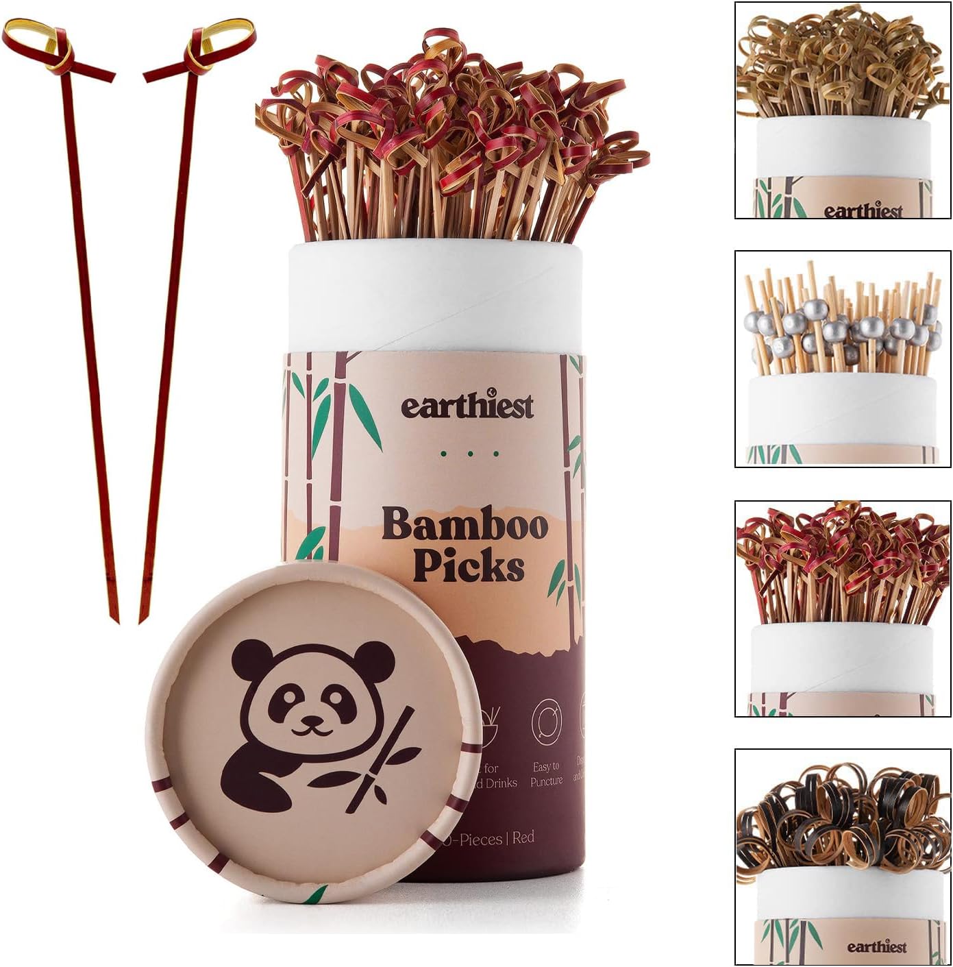 Biodegradable Bamboo Cocktail Picks - 6 (100pcs)
