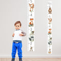 Woodland Nursery Animal Growth Chart - Playroom Wall Decor