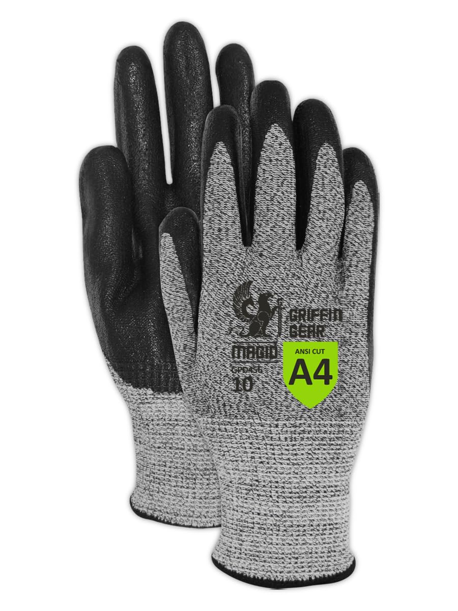 MAGID Griffin Gear Liquid Repellent Nitrile Work Gloves Review