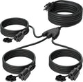 1 to 3 Splitter Extension Cord 40 FT Outdoor - Weatherproof