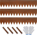 Cor-Ten Steel Landscape Edging 3 Pack - Pre-Rusted 10 ft