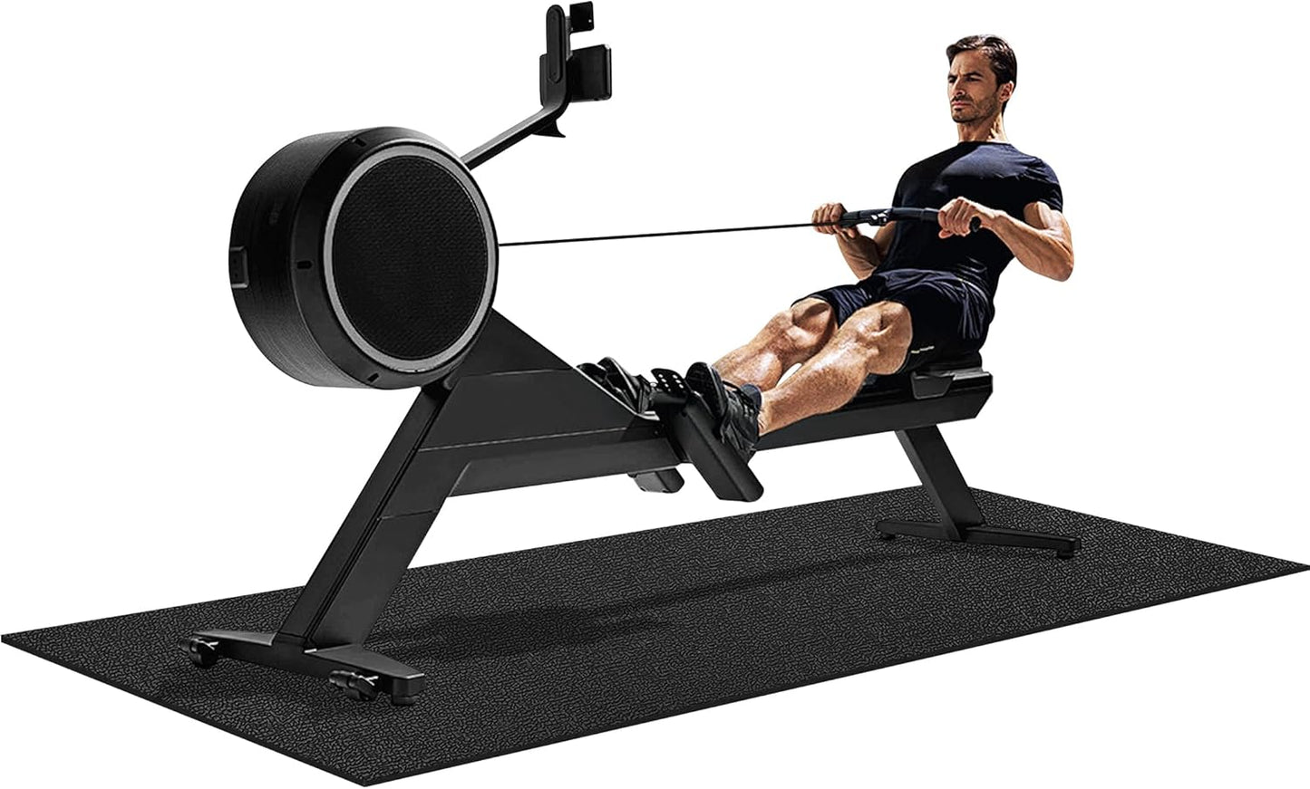 Treadmill Mat for Home Gym Equipment, 6mm Thick, Durable PVC
